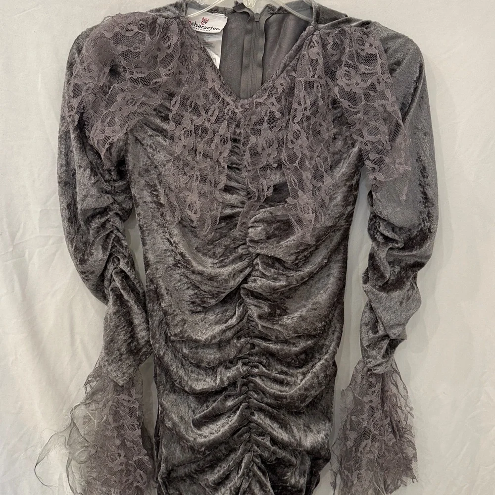 CHASING FIREFLIES Zombie Dress lace and velvet no wings sz 10